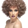 Afroparykk - Blond & Brun