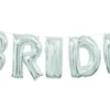 Ballongbanner - "BRIDE" - Sølv