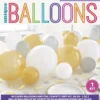 Ballongbue til Bord - Gull, Hvit & Sølv
