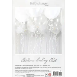 Ballongdekorkit - Hvit