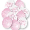 Ballonger - "Baby Shower" - Rosa og Hvit