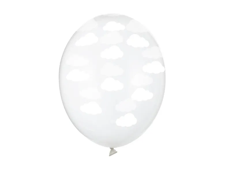Ballonger - Gjennomsiktig & Hvite Skyer