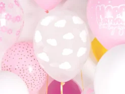 Ballonger - Gjennomsiktig & Hvite Skyer