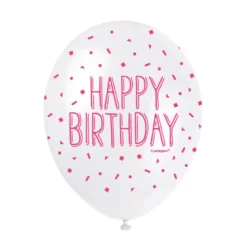 Ballonger - "Happy Birthday" Rosa