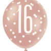 Ballonger - 16 År - Rosegull