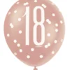 Ballonger - 18 År - Rosegull