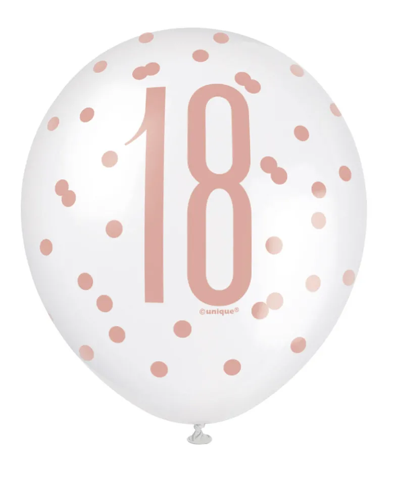 Ballonger - 18 År - Rosegull