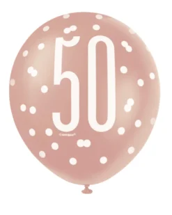 Ballonger - 50 År - Rosegull