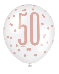 Ballonger - 50 År - Rosegull
