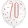 Ballonger - 70 År - Rosegull
