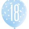 Ballonger - 18-årsdag - Blå & Sølv