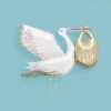 Ballongfigur - "It's a Girl" - Stork