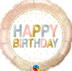 Birthday Metallic Dots
