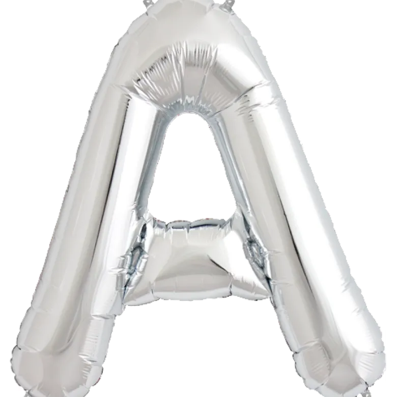 Bokstav A Silver