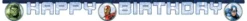 Bokstavbanner - Avengers Happy Birthday