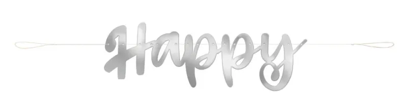Bokstavbanner - "Happy Anniversary”