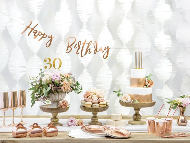 Bokstavbanner - "Happy Birthday"