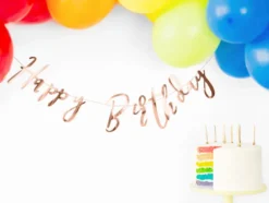 Bokstavbanner - "Happy Birthday"