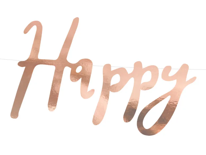 Bokstavbanner - "Happy Birthday"