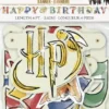 Bokstavbanner - Harry Potter Happy Bday