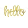 Bokstavbanner - Hello Baby - Folie