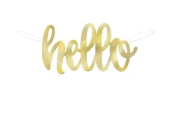 Bokstavbanner - Hello Baby - Folie