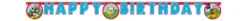 Bokstavbanner - Mikke - "Happy Birthday"