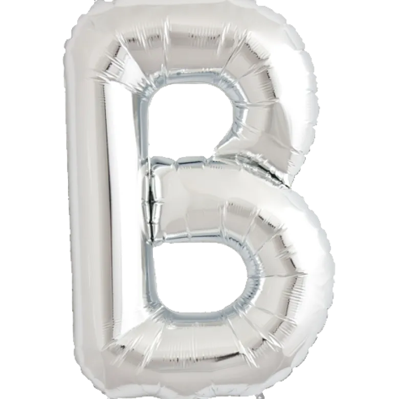 Bokstav B Silver