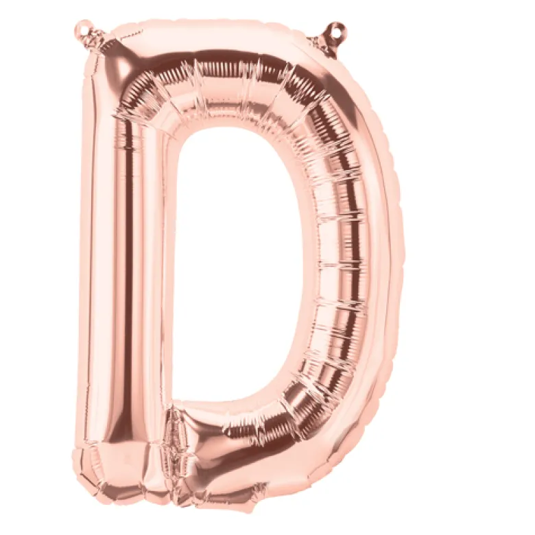Bokstav D - Rose Gold