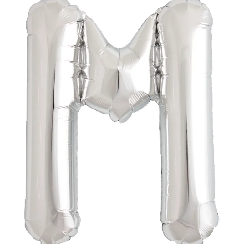 Bokstav M Silver