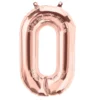 Bokstav O - Rose Gold
