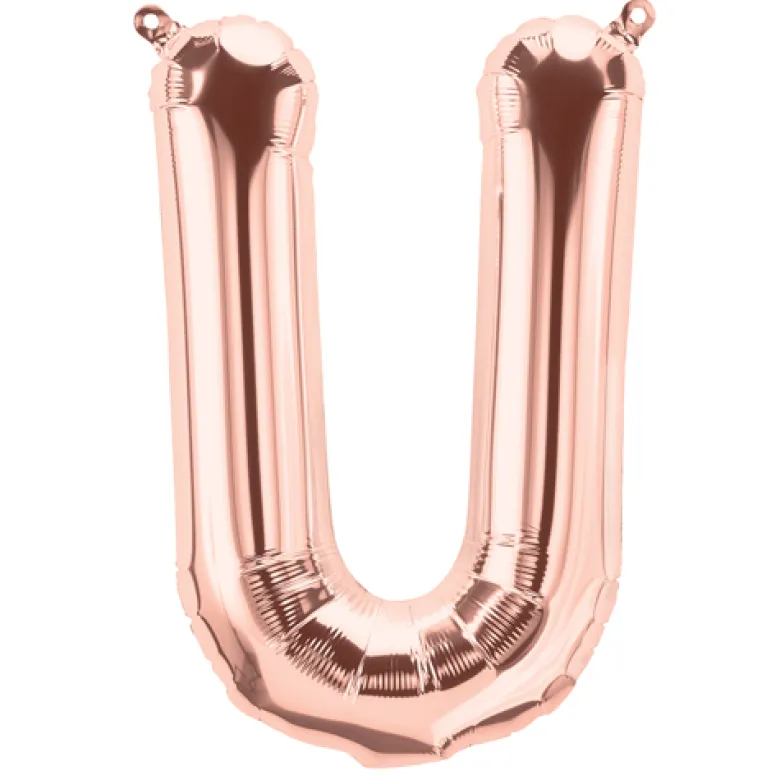 Bokstav U - Rose Gold