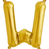 Bokstav W Gold