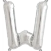 Bokstav W Silver