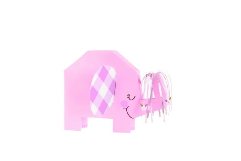 Borddekor - Babyshower - Umbrellaphants