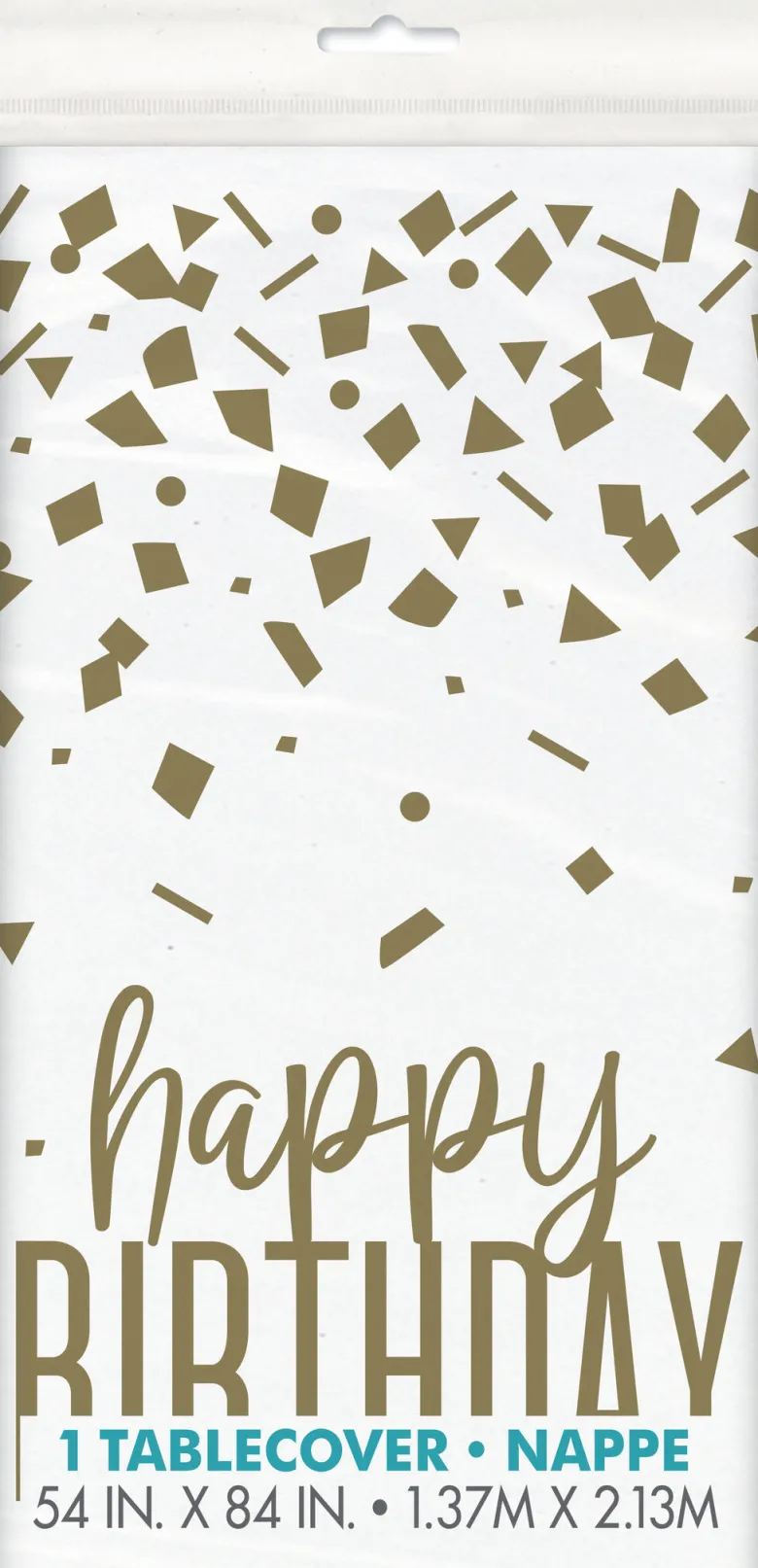 Bordduk Plast - Konfetti Happy Birthday