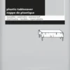 Bordduk - Sølv - Plast