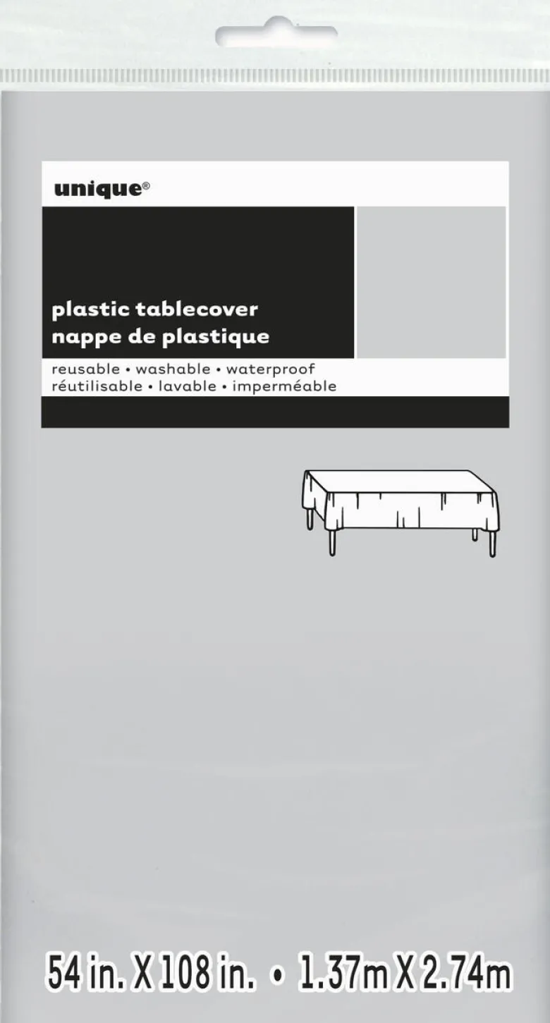 Bordduk - Sølv - Plast