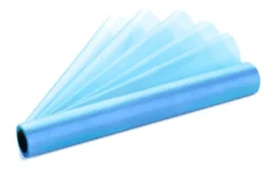 Bordløper - Organza - Lys Blå Tekstil