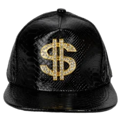Caps med dollartegn - Sort