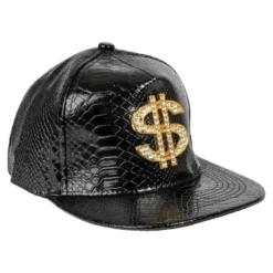 Caps med dollartegn - Sort