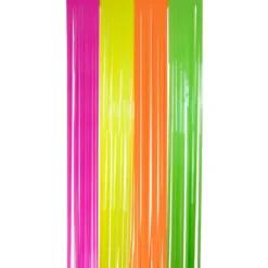 Dørgardin - Frynset - Neon - 4 farger