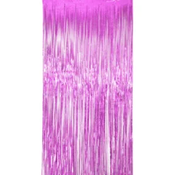 Dørgardin - Frynset - Sparkling Pink