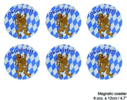 Drikkebrikke - Oktoberfest - Magnetisk