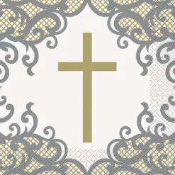 Fancy Gold & Silver Cross