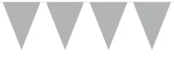 Flagbanner - Sølv