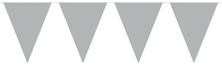 Flagbanner - Sølv