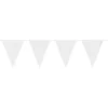 Flaggbanner - Glitter Hvit Iriserende