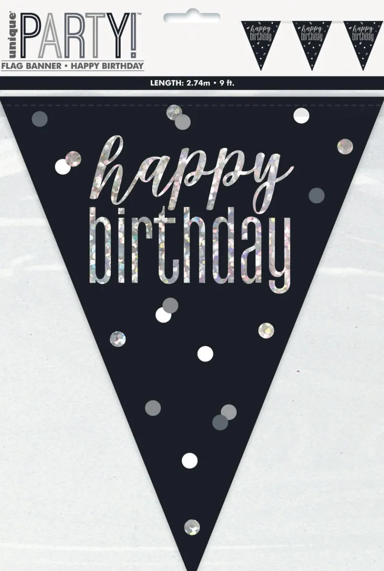 Flaggbanner - "Happy Birthday"