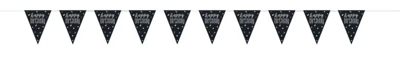 Flaggbanner - "Happy Birthday"